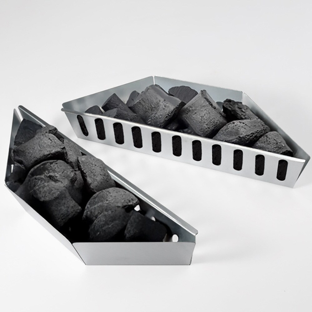 Hiilikorit grilli / hiilipidike grilli / hiilikori BBQ / brikettikori grilli / grillitarvikkeet hiilikori - 2-pack