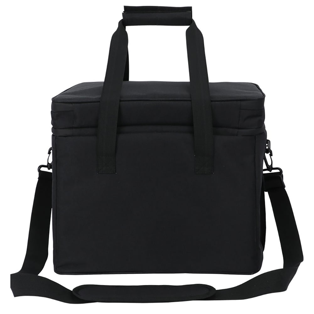 Kylmälaukku olkahihnalla / eristetty lounaslaukku iso / kylmälaukku 36 cm / lounaslaukku, jossa on lokero / järjestetty kylmälaukku