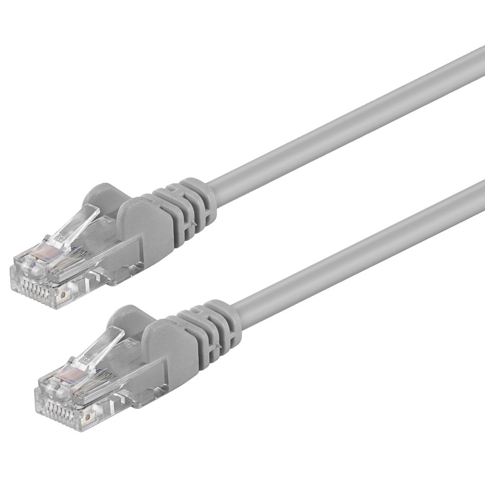 Goobay Verkkokaapeli CAT 5e U/UTP 2m / Ethernet-kaapeli RJ45 / LAN-kaapeli 2m / patch-kaapeli CAT5e / verkkokaapeli CAT5e
