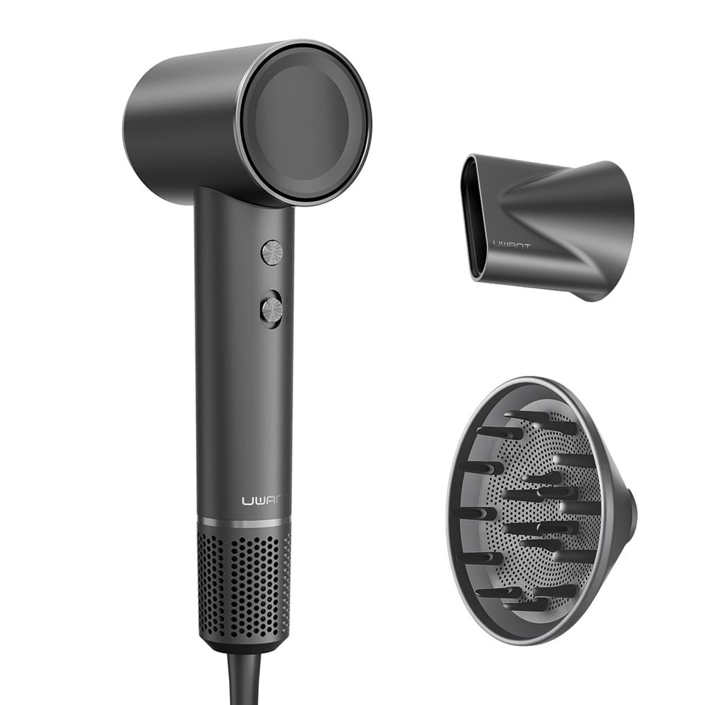 Uwant H100 hiustenkuivaaja - harmaa / hiustenkuivaaja / ioninen hiustenkuivaaja