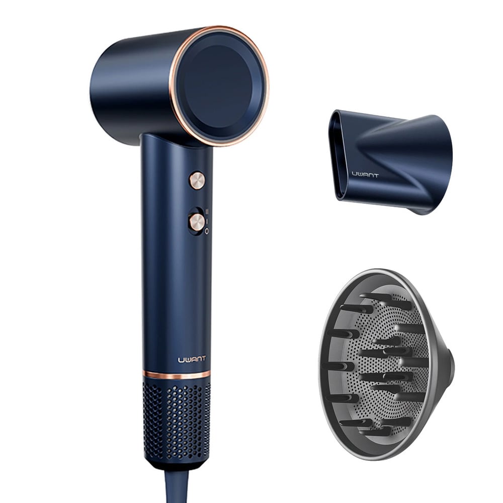 Uwant H100 hiustenkuivaaja - sininen / hiustenkuivaaja / hiustenkuivaaja / ioninen hiustenkuivaaja
