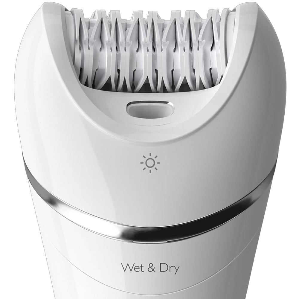 Philips Epilator Series 8000 BRE710/00 epilaattori / märkä- ja kuivakäyttö / parranajopää / trimmauskampa