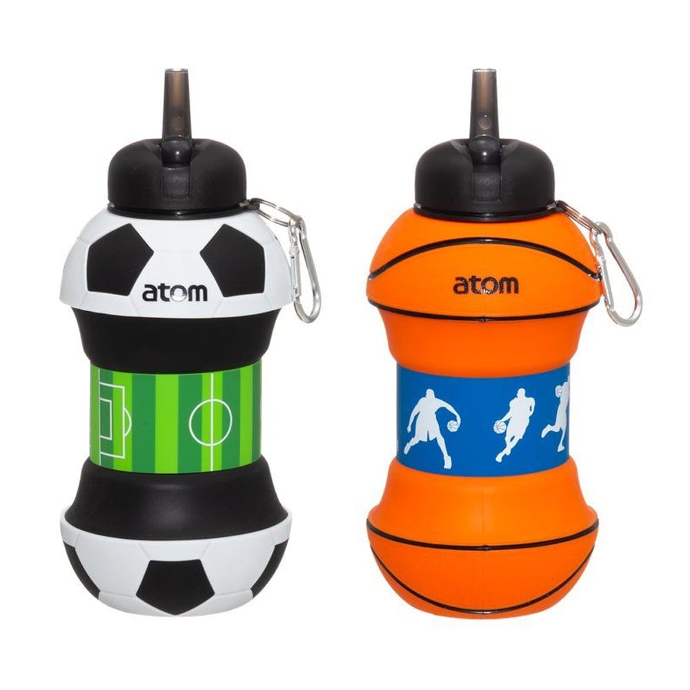 Kokoontaitettava juomapullo 1L / kokoontaitettava vesipullo / joustava vesipullo / urheilupullo silikoni