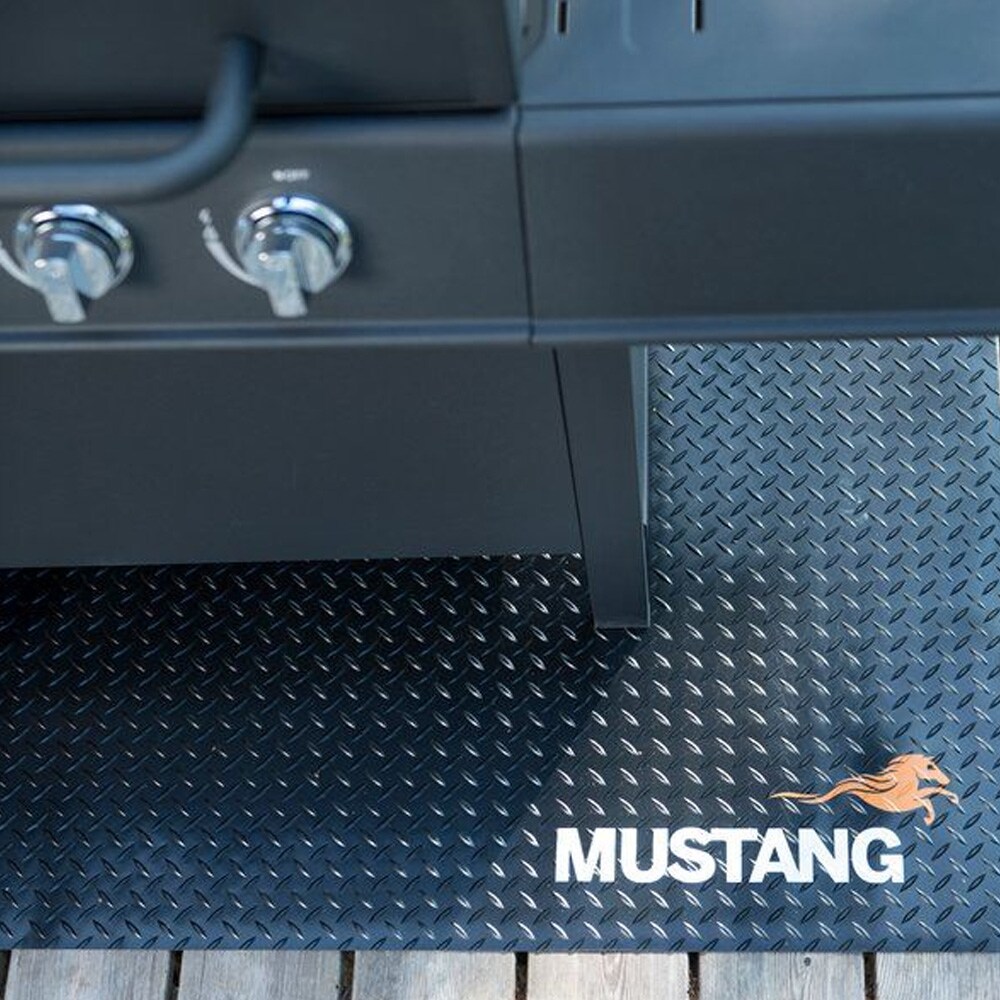 Mustang grillimatto 100x150 cm / grillimatto terassi / suojamatto grilli / aluskate grilliin