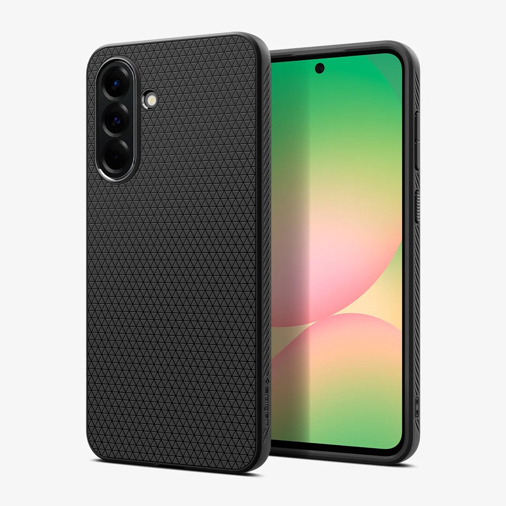 Spigen Liquid Air -taustakuori Samsung Galaxy A56:lle - Svart