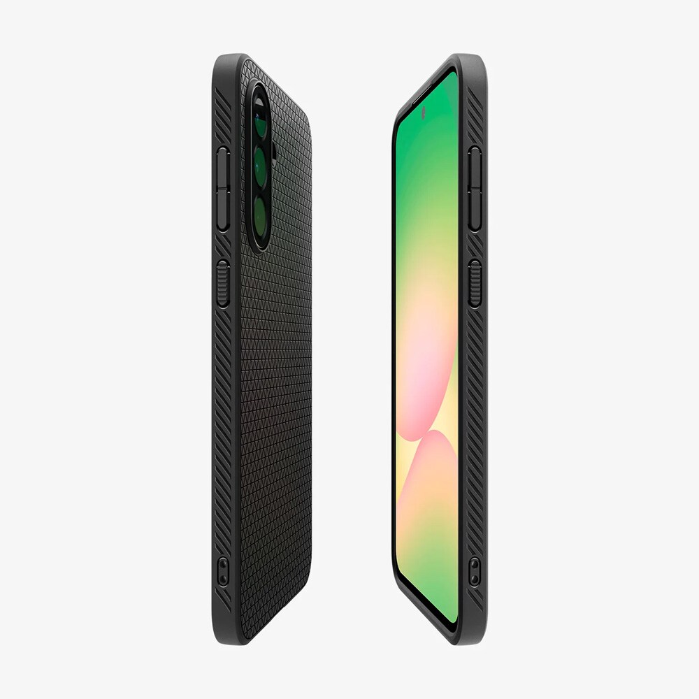Spigen Liquid Air -taustakuori Samsung Galaxy A56:lle - Svart