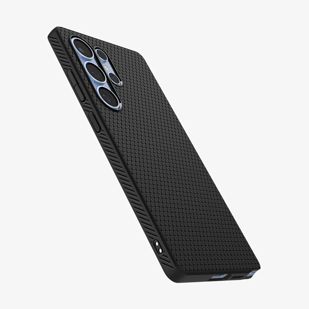 Spigen Liquid Air -taustakuori Samsung Galaxy S25 Ultra - Svart:lle
