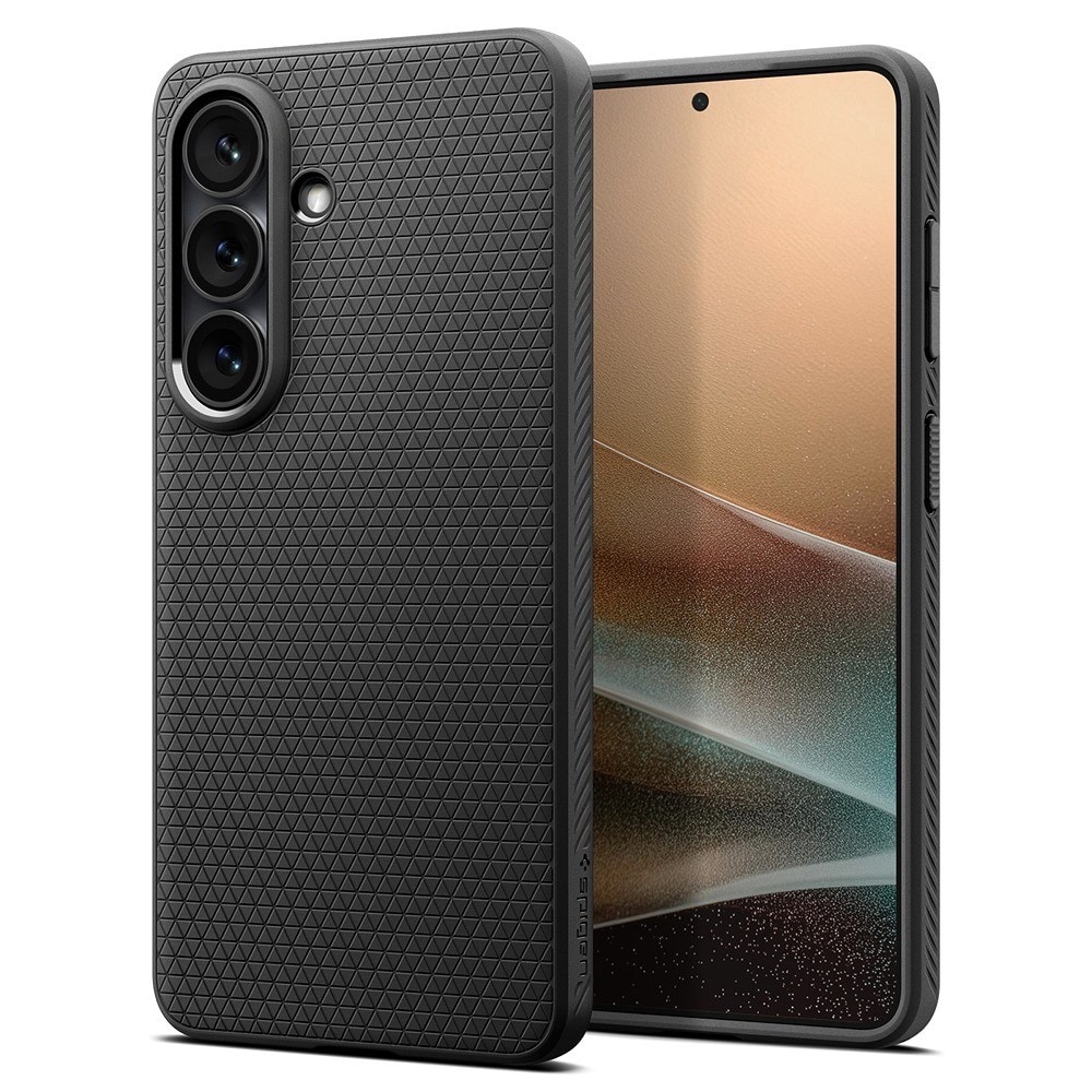 Spigen Liquid Air -taustakuori Samsung Galaxy S26:lle - Svart