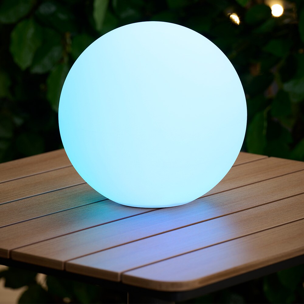 Aurinkovalaisin Ø28 cm LED RGB / ulkovalaistus / puutarhavalaistus / koristevalaisin / tunnelmavalo