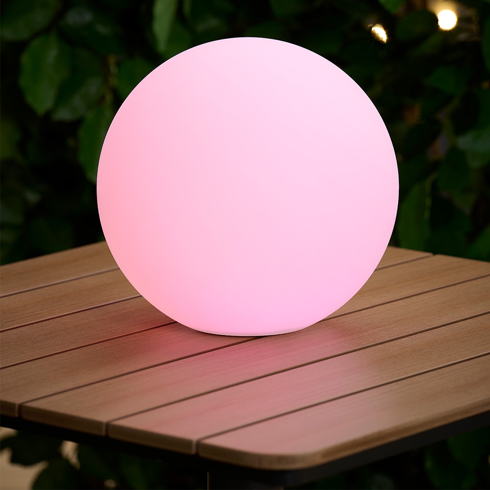 Aurinkovalaisin Ø28 cm LED RGB / ulkovalaistus / puutarhavalaistus / koristevalaisin / tunnelmavalo