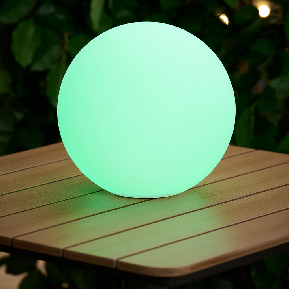 Aurinkovalaisin Ø28 cm LED RGB / ulkovalaistus / puutarhavalaistus / koristevalaisin / tunnelmavalo