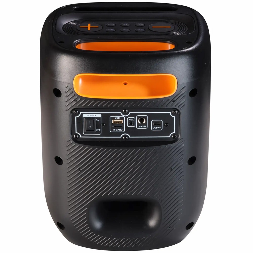 Denver BPS-165 bilekaiutin / Bluetooth-kaiutin LED-valoilla, mikrofonitulolla ja 20 W RMS -teholla