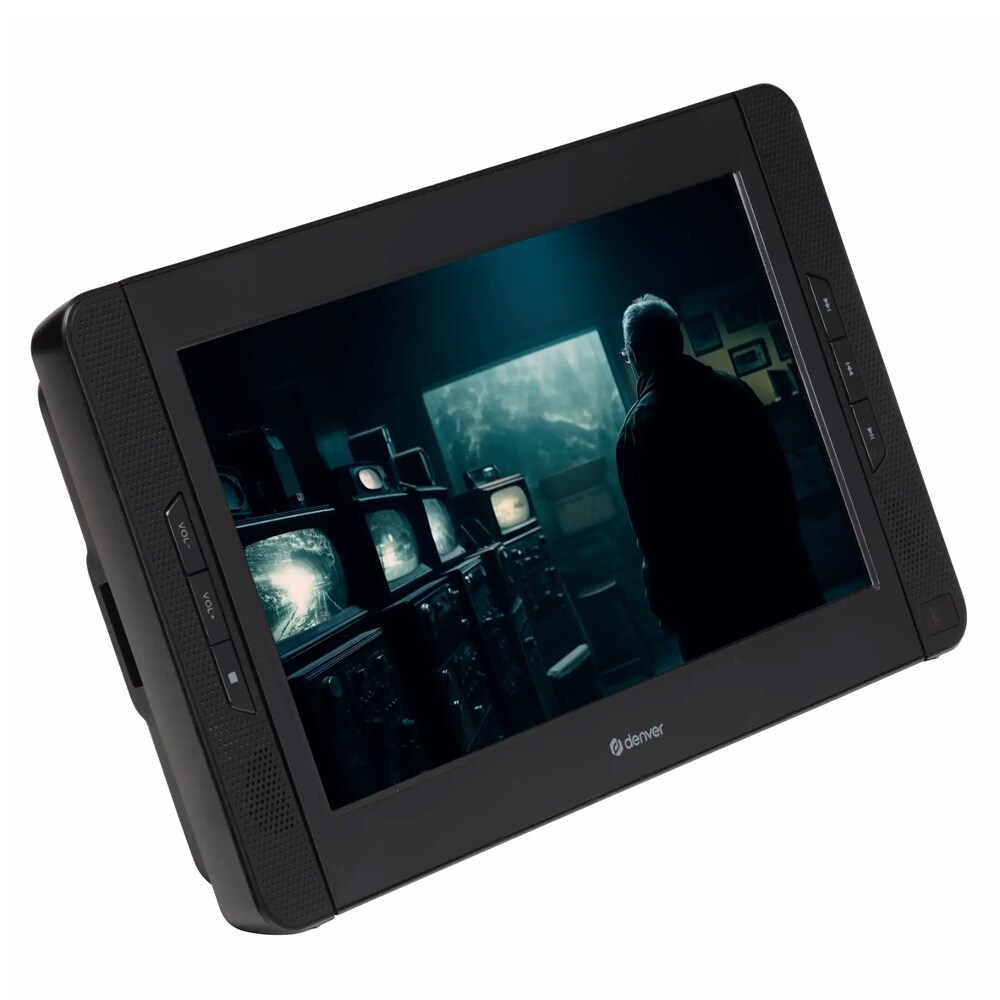 Denver MTW-1098 kannettava DVD-soitin / kaksi 10 tuuman näyttöä autoon, USB- ja SD-toisto