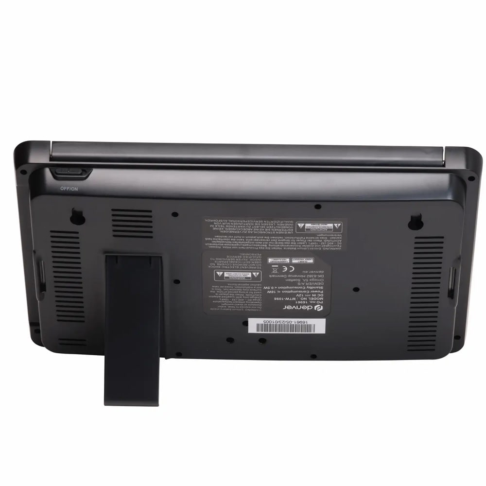 Denver MTW-1098 kannettava DVD-soitin / kaksi 10 tuuman näyttöä autoon, USB- ja SD-toisto