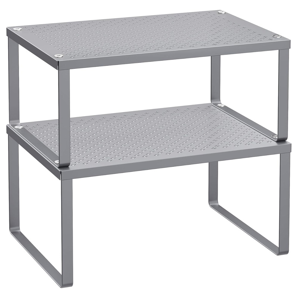 Metalliset maustehyllyt keittiön työtasolle 2-pack / maustehylly keittiö / keittiön hylly työtasolle