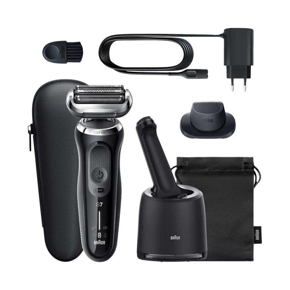 Braun Series 7 Wet & Dry 71-N7200cc parranajokone märkä- ja kuivaparranajoon / parranajokone tarkkuustrimmerillä