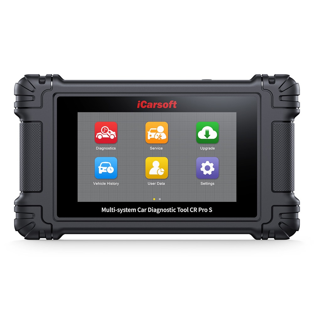 iCarsoft CR Pro S -autodiagnostiikkalaite / OBD-vikakoodinlukija useille automerkeille / diagnostiikkatyökalu live-datalla
