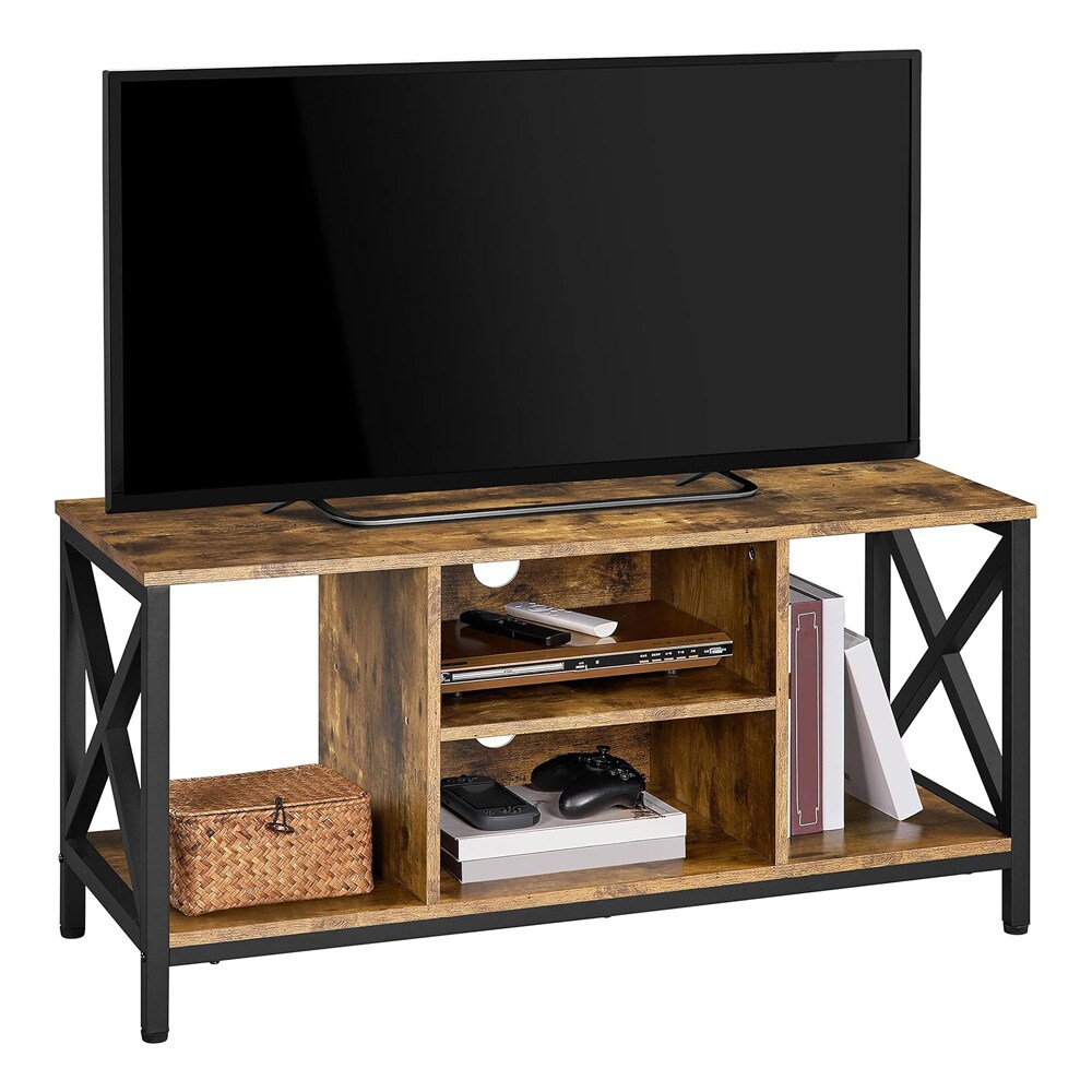 TV-taso 106 cm – TV-taso hyllyillä, teollinen TV-kaappi enintään 45 tuuman televisiolle
