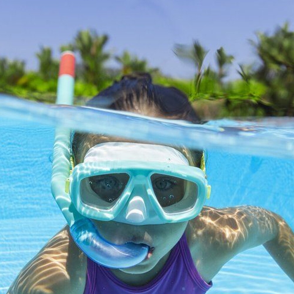 Bestway snorkkeli ja naamari / snorkkelisetti lapsille 3-6 vuotta / sukellusmaski snorkkelin kanssa