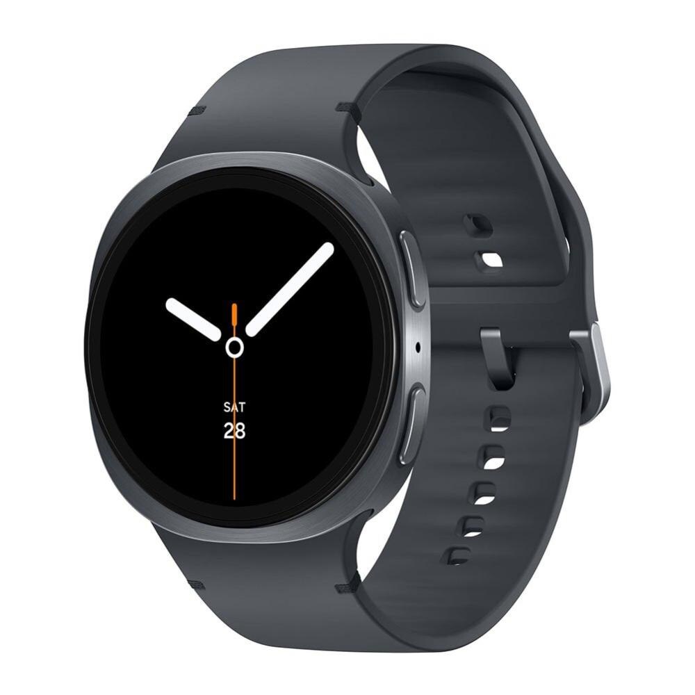 Samsung Galaxy Watch 8 LTE 40 mm Graphite A-Refurbished -älykello, Galaxy AI, GPS, Super AMOLED, 32 GB