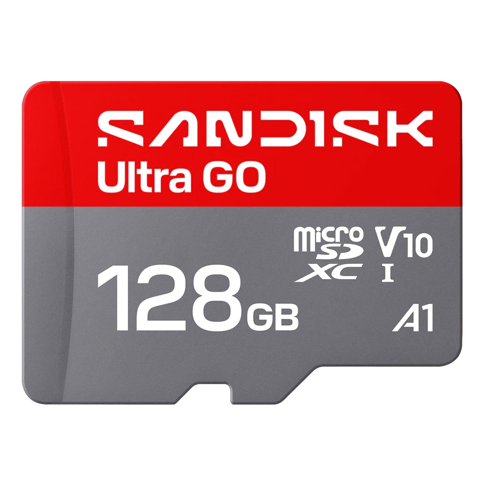Sandisk Ultra GO microSDXC UHS-I -kortti 128GB / microSDXC-muistikortti, jossa on A1-suorituskyky