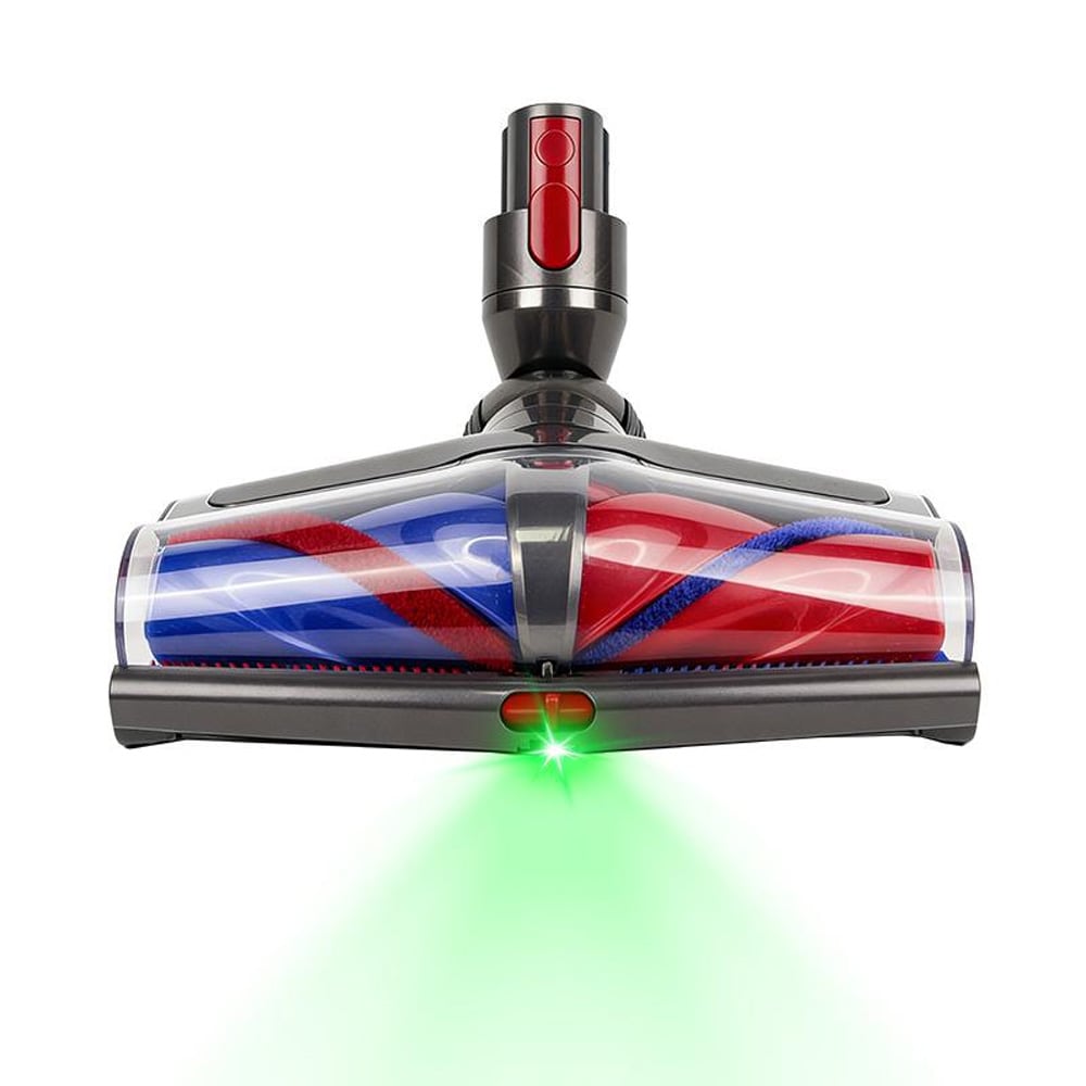 Pölynimurin suutin, jossa on vihreä LED Dyson V7 V8 V10 V11 V15 / Moottoroitu lattiasuutin
