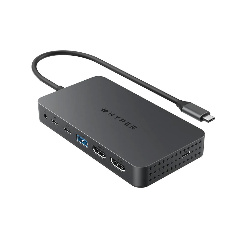 HyperDrive Next -telakointiasema USB-C 7-porttinen / dual 4K HDMI -keskitin