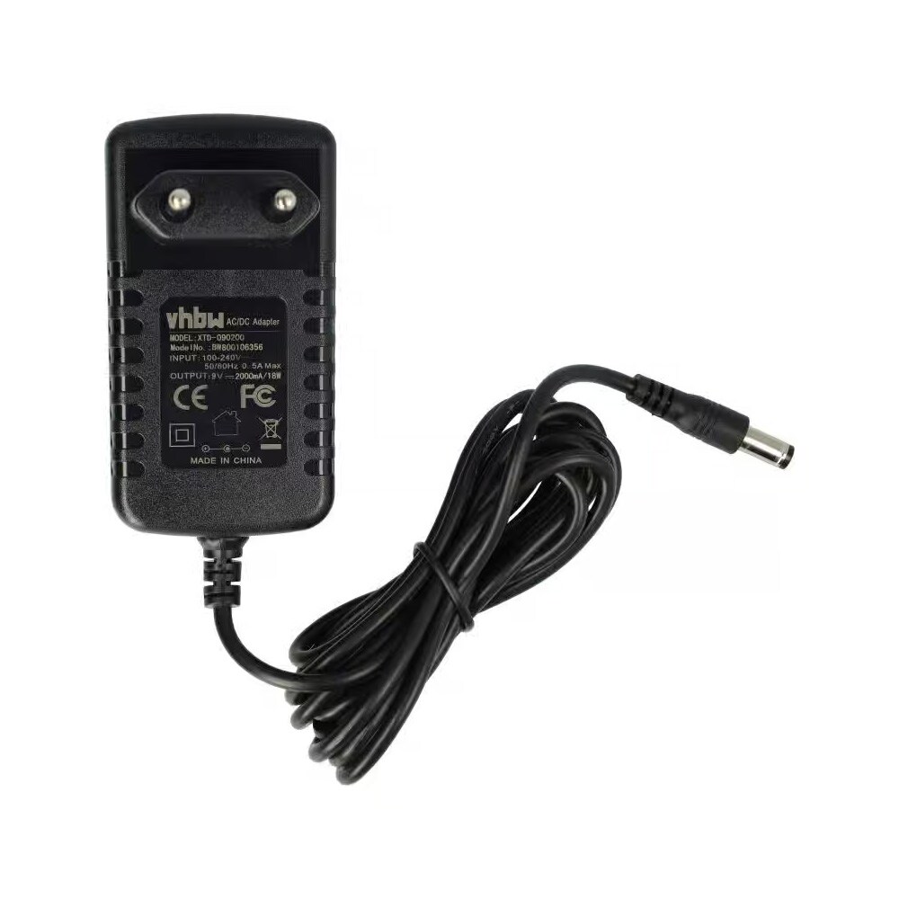 Virtalähde Dymo / Brother / Casio / Roland 5,5x2,1mm / Brother P-Touch PT-D200 -laitteeseen