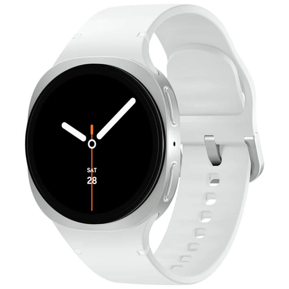 Samsung Galaxy Watch8 40 mm LTE SM-L325FZSAEUE - Hopea / Android-kello sykemittarilla