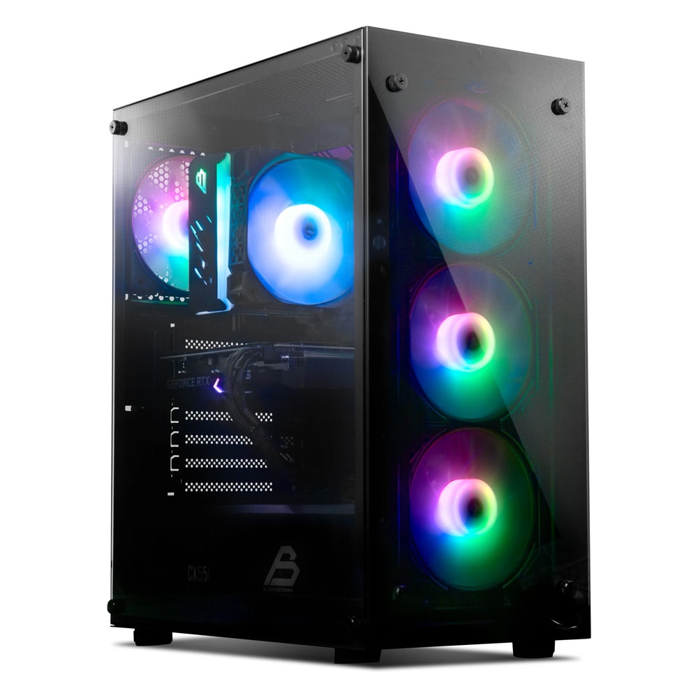 Blackstorm Artemis 205B ATX-alusta / Mid tower tietokoneen alusta / PC-alusta karkaistulla lasilla