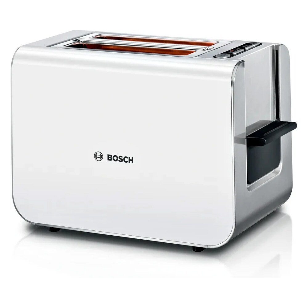 Bosch Styline leivänpaahdin TAT8611N / Leivänpaahdin leivänlämmittimellä / sulatustoiminnolla