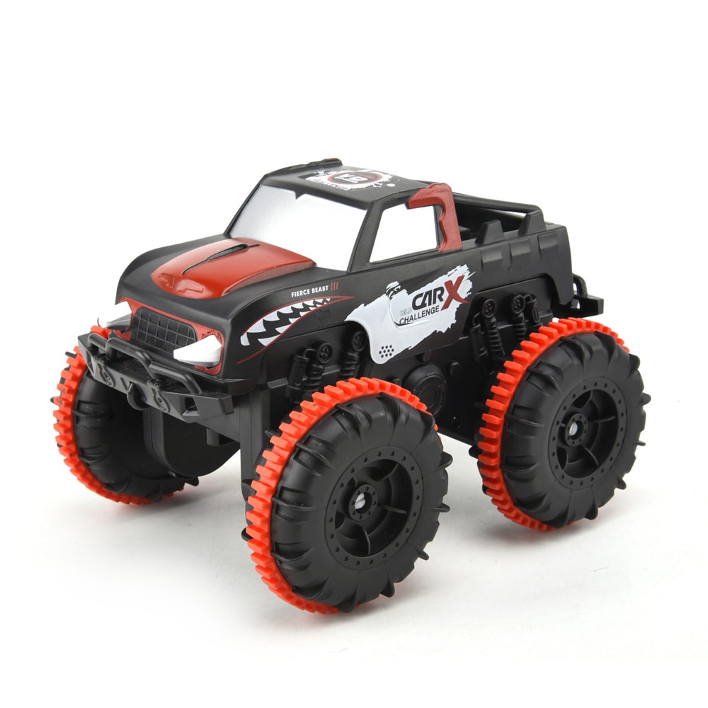 Gear4Play RC1172 amfibinen RC-auto 18 cm / radio-ohjattava auto nelivedolla / maastoauto maalle, veteen ja lumeen
