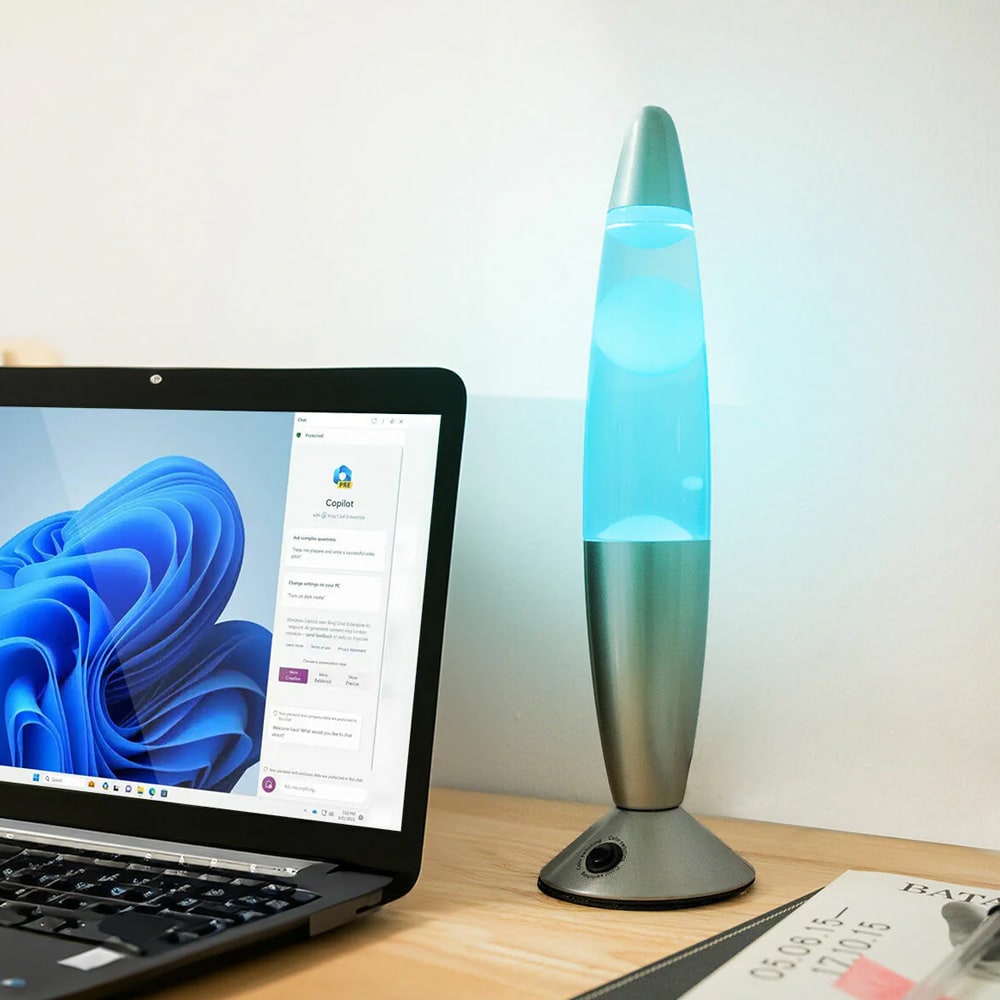 InnovaGoods LED-laavalamppu / väriä vaihtava laavalamppu / retrolamppu 7 värillä
