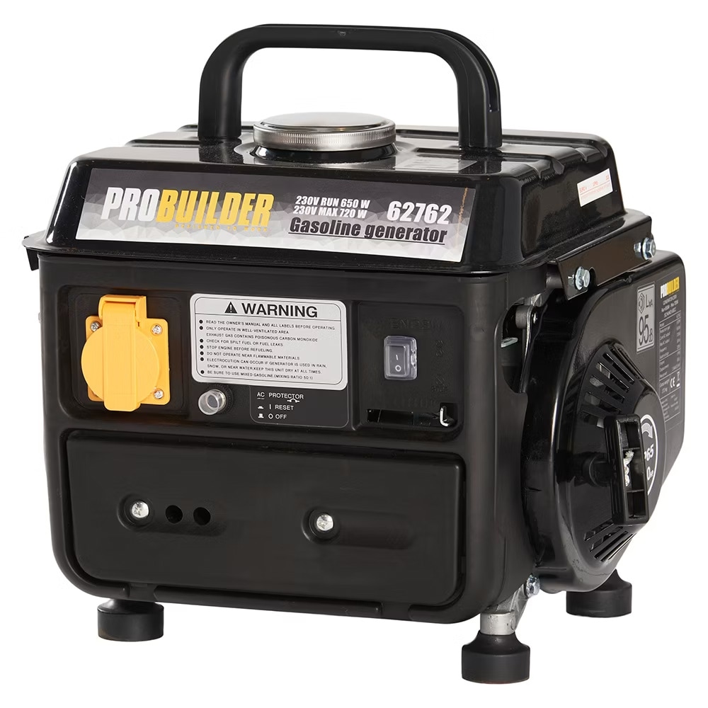 Probuilder-generaattori 720 W 63 cc 230 V 50 Hz / bensiinigeneraattori / generaattori