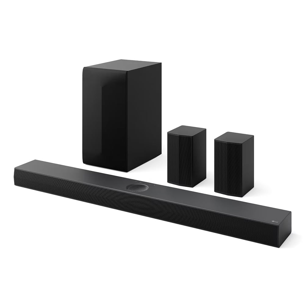 LG S70TR soundbar 5.1.1 / kotiteatterijärjestelmä subwooferilla ja takakaiuttimilla / AI Sound Pro