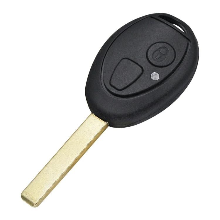 Suora auton avaimen kuori Land Rover/BMW/MG Rover, 2 painiketta / Avainkotelo BMW Z3 Z4 X3 X5 E46 E39:lle