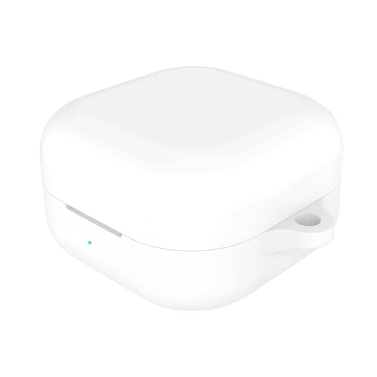 Samsung Galaxy Buds4 silikonisuoja / valkoinen suojakotelo / suoja latauskotelolle