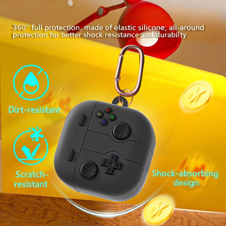 Retro pelityylinen silikonikotelo Samsung Galaxy Buds4/4 Pro - vaaleanpunainen