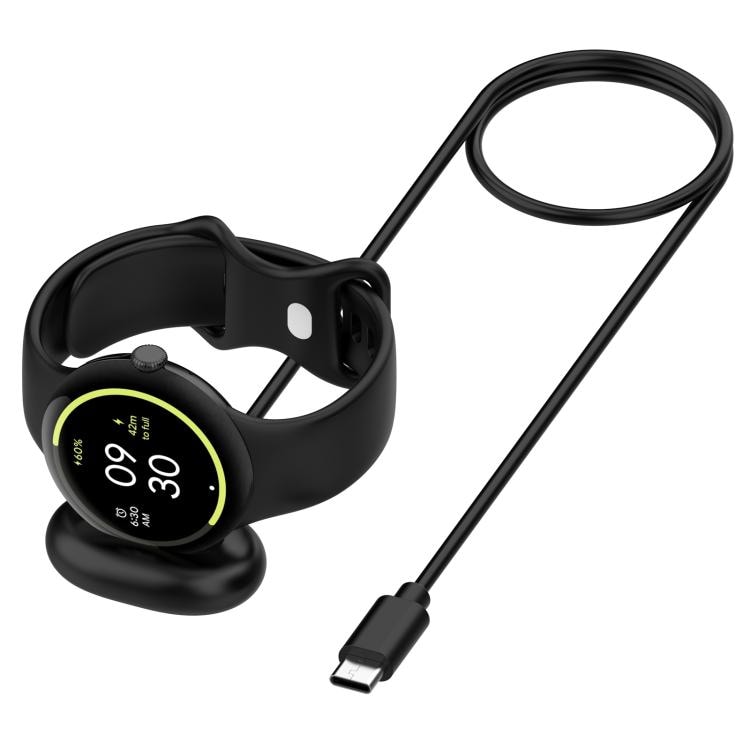 Magneettinen USB-C-latauskaapeli Google Pixel Watch 4:lle - svart / magneettinen laturi