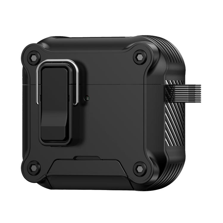 Magneettinen, lukittava AirPods 4 -kuulokekotelo – Svart / AirPods 4:n suojakotelo