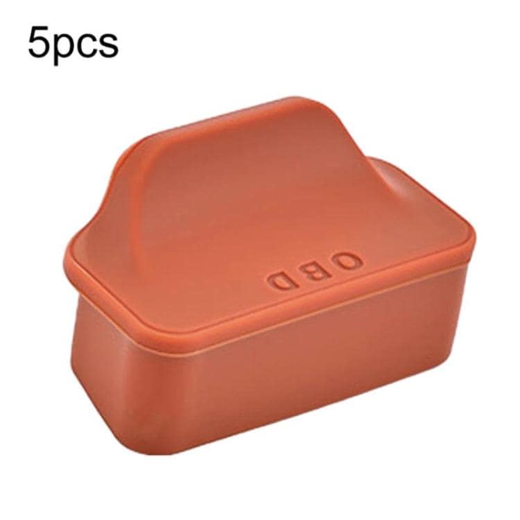 Pölysuojus / silikoninen pölytulppa auton OBD-liittimeen, 5 kpl:n pakkaus – oranssi