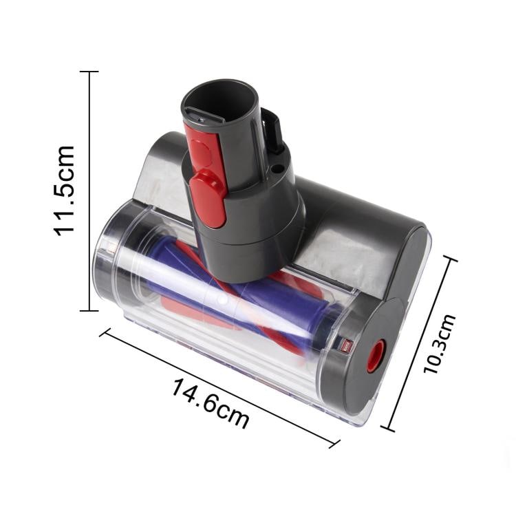 Sähköinen patjasuulake Dyson V7/V8/V10/V11/V15 -malleihin / valaistu tekstiilisuulake / huonekalusuulake