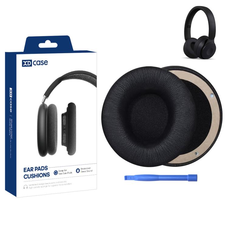 Keinonahkaiset korvatyynyt Beats Solo Pro Wireless -puhelimille - Svart