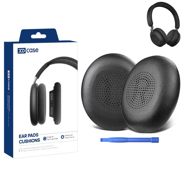 Keinonahkaiset korvatyynyt Jabra Elite 45h/Evolve2 65 - Svart