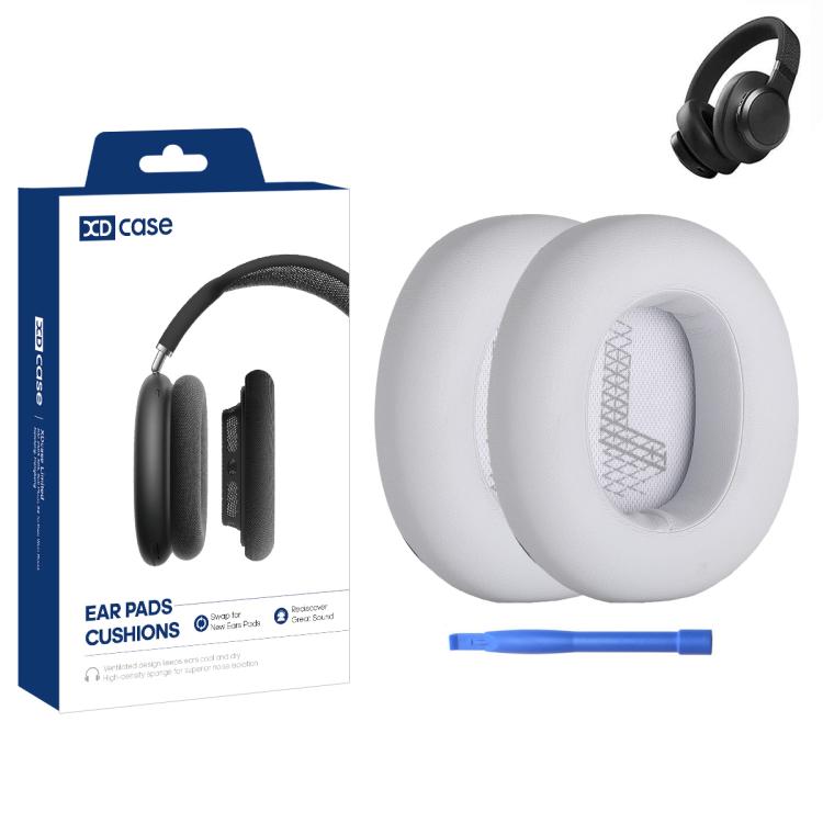 Keinonahkaiset korvatyynyt JBL Live 650BTNC/660NC/E65BTNC/Duet NC:lle - Harmaa