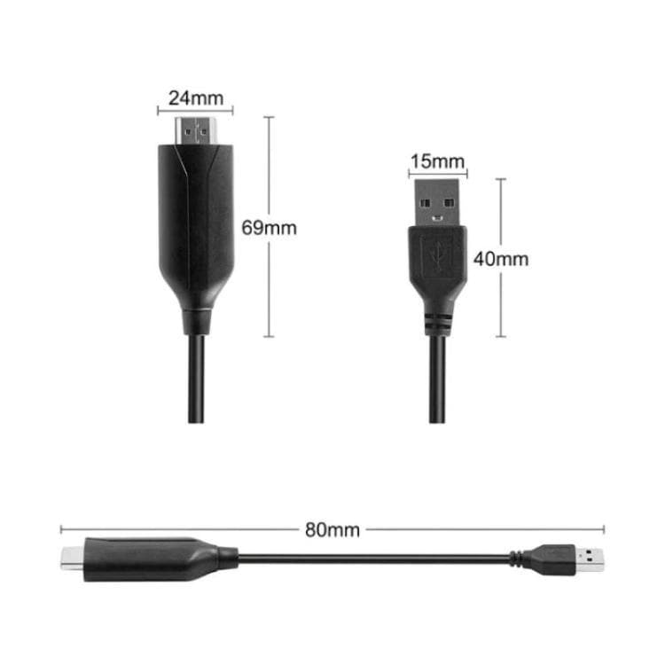HDMI-USB-sovitin 1080P ääni- ja videokuvaa varten / HDMI-kaappauskortti 1080P