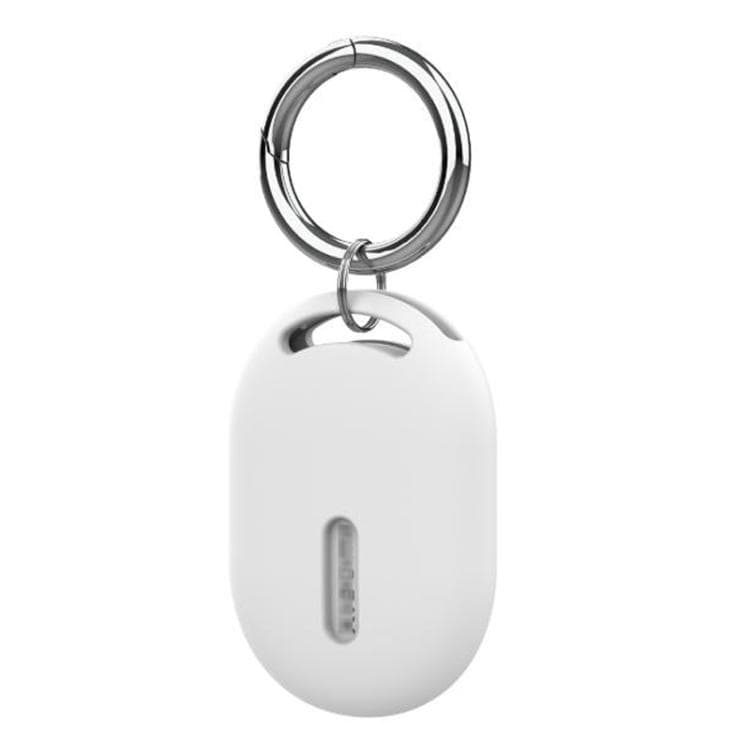 Xiaomi Tag Tracker -silikonikotelo avainrenkaalla – Valkoinen / Suojaava seurantalaitekotelo