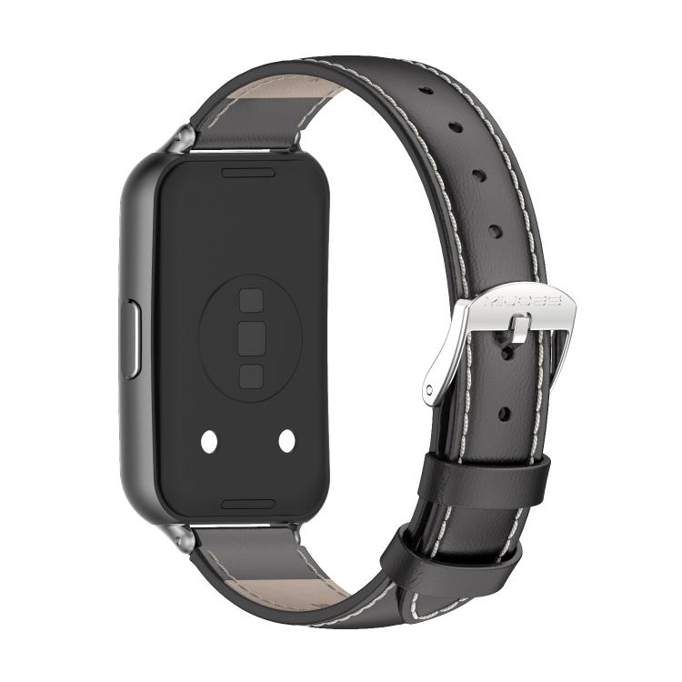 Nahkaranneke Huawei Band 11/11 Pro - Svart / nahkaranneke aktiivisuusrannekkeelle