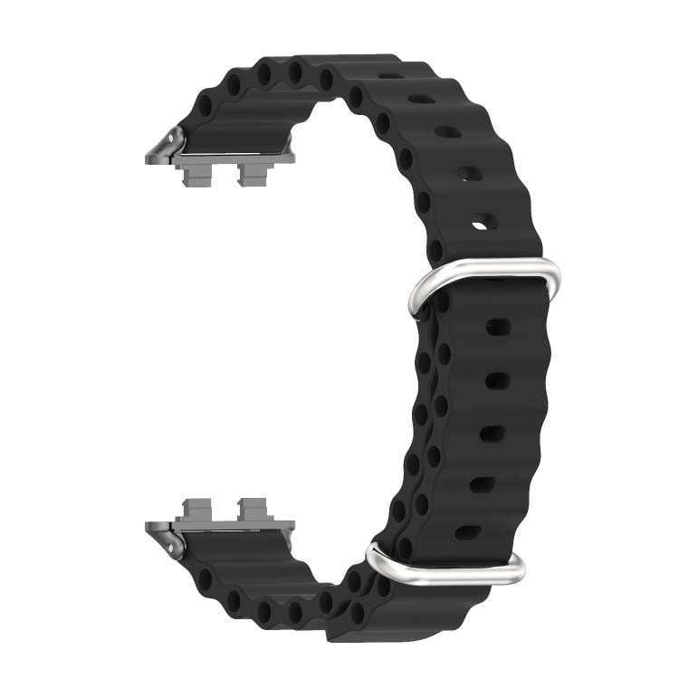 Silikonirannekkeen Huawei Band 11/11 Pro - Svart / Pehmeä silikonirannekkeen