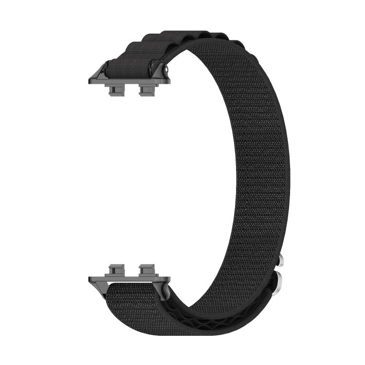 Punottu nailonranneke Huawei Band 11/11 Pro - Svart / kudottu nailonranneke